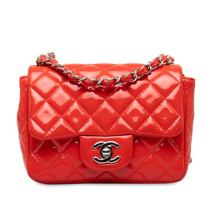 Chanel Mini Patent Classic Square Single Flap (SHG-zt3HF7)