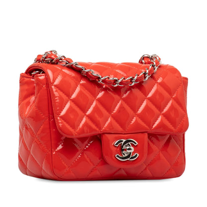 Chanel Mini Patent Classic Square Single Flap (SHG-zt3HF7)