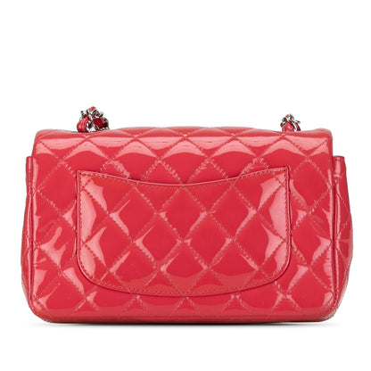 Chanel Mini Rectangular Classic Patent Single Flap (SHG-XuFX41)