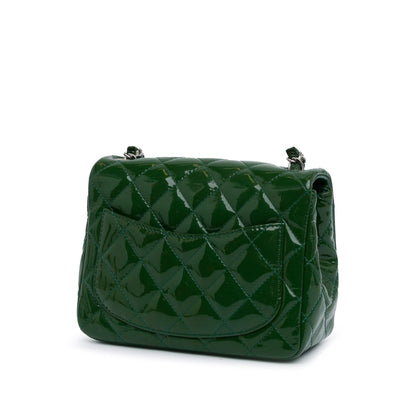 Chanel Mini Square Classic Patent Single Flap (SHG-kyvpJB)