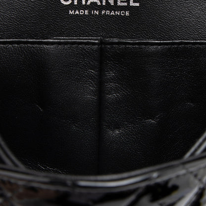 Chanel Patent Leather Classic Medium Double Flap Bag (SHF-vw1LPd)