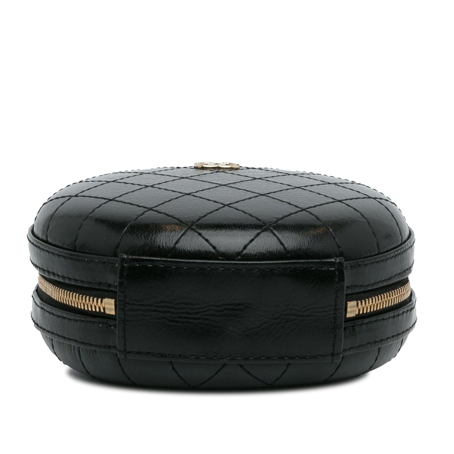 Chanel Stitched Calfskin Round Crossbody (SHG-hbT1d0)