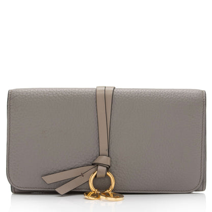 Chloe Calfskin Alphabet Continental Wallet (SHF-EGN1rO)