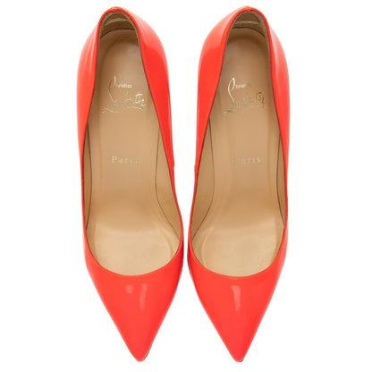 Christian Louboutin Patent Leather Pigalle Follies 100 Pumps - Size 8.5 / 38.5 (SHF-02jyqX)