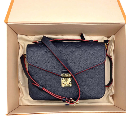 Louis Vuitton Empreinte Pochette Métis Marine Rouge