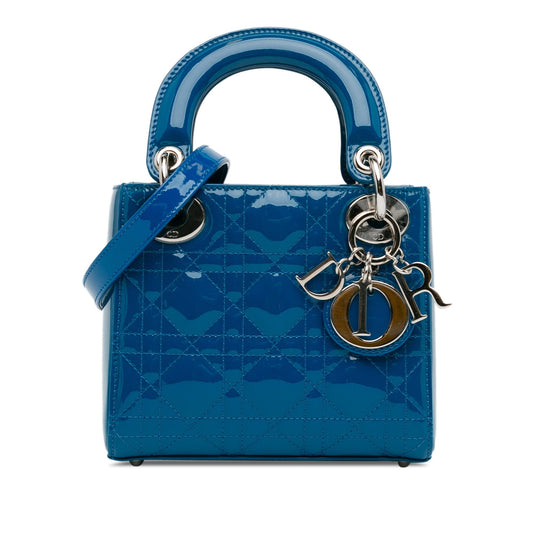 Dior Mini Patent Cannage Lady Dior (SHG-zYgJeg)