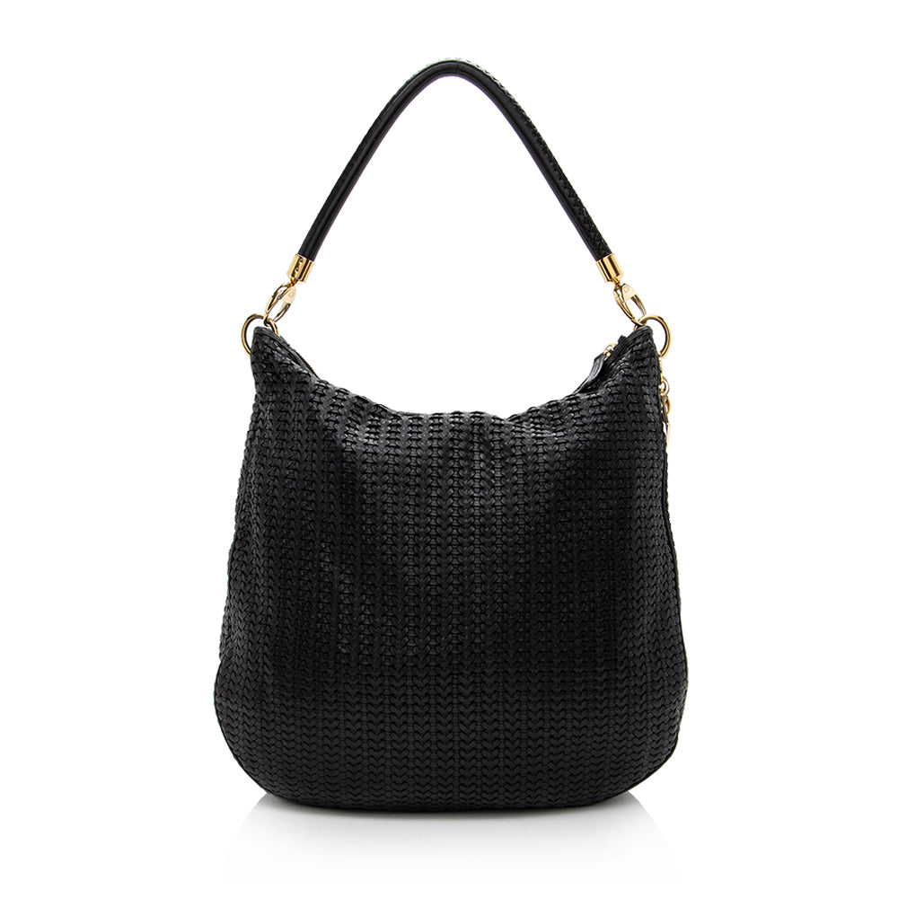 Dior Woven Leather Soft Lady Hobo (SHF-17157)