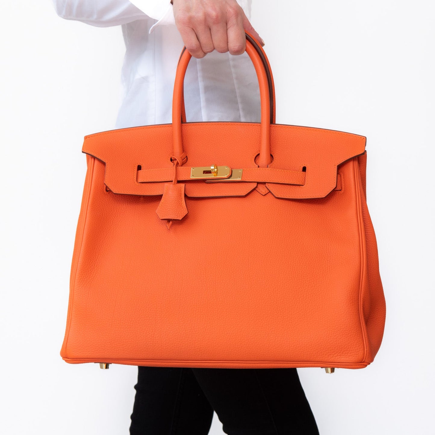 Hermes Orange Birkin 35