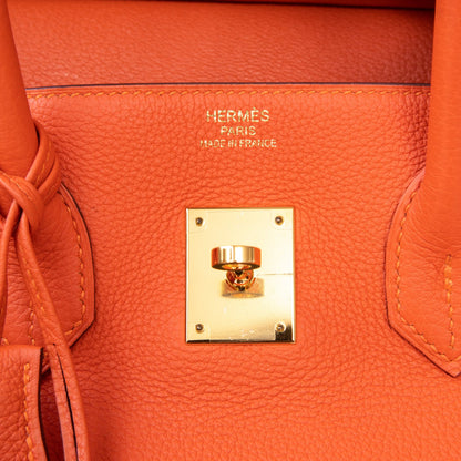 Hermes Orange Birkin 35