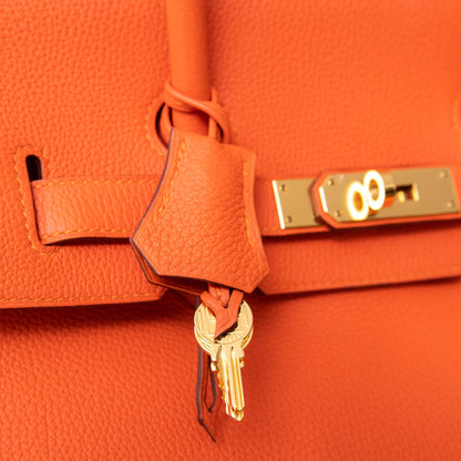 Hermes Orange Birkin 35