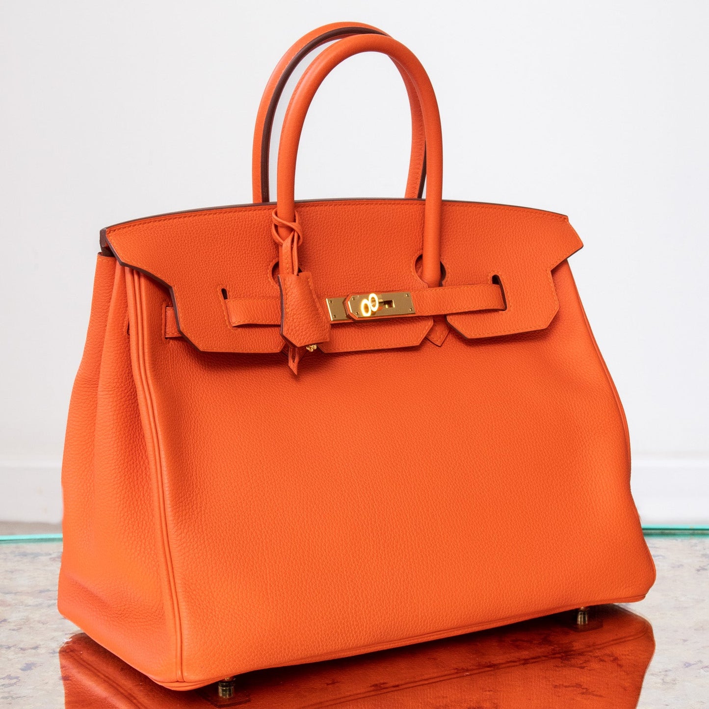 Hermes Orange Birkin 35