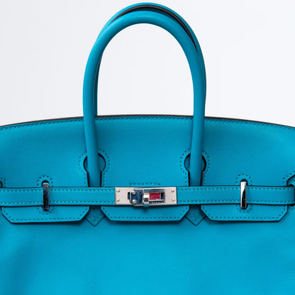 Hermes Turquoise Birkin 25