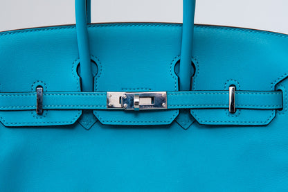 Hermes Turquoise Birkin 25