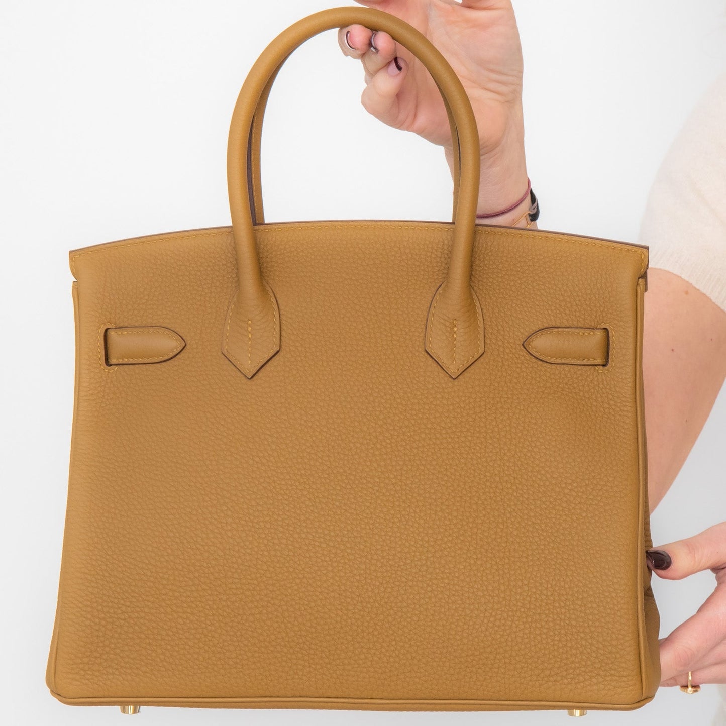 Hermes Bronze Dore Birkin 30 Bag