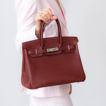 Hermes Rouge Hermes Birkin 30 Bag