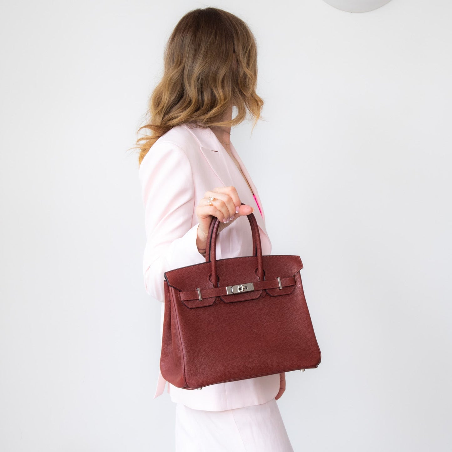 Hermes Rouge Hermes Birkin 30 Bag