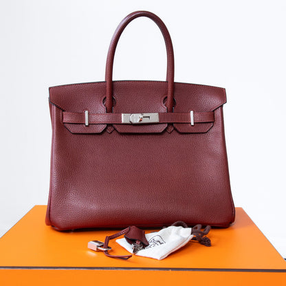 Hermes Rouge Hermes Birkin 30 Bag