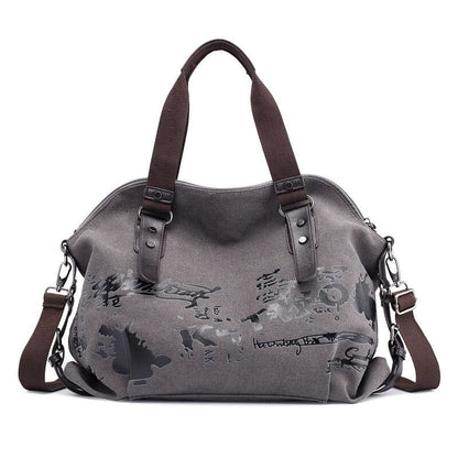 Ink Splash Pattern Women's Casual Handbag