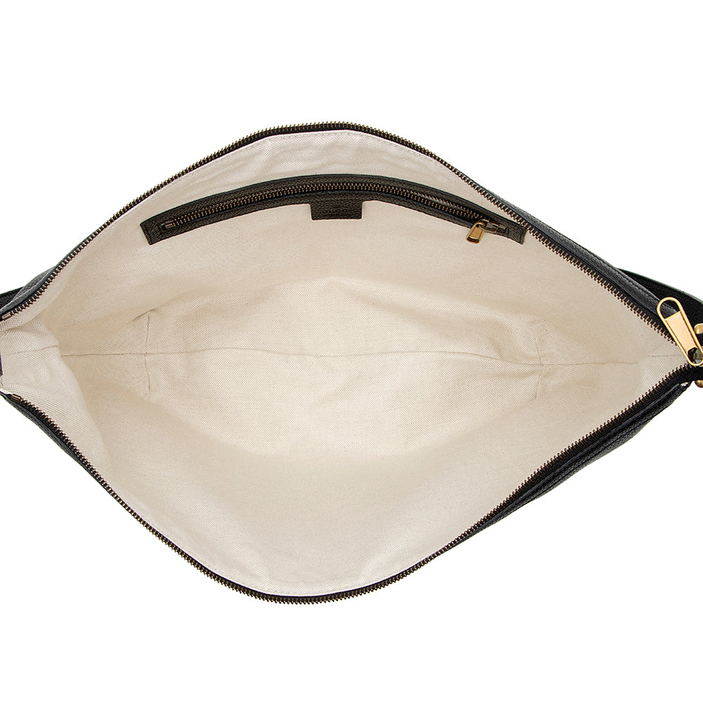 Gucci Calfskin Half Moon Hobo (SHF-20677)