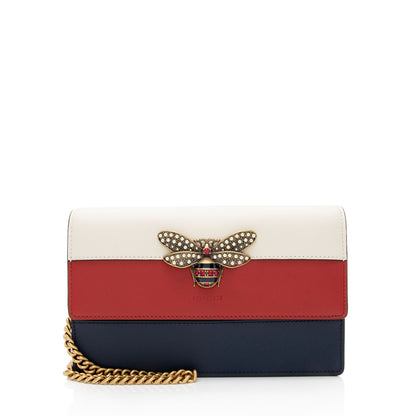 Gucci Calfskin Queen Margaret Wallet on Chain Bag (SHF-XxvjVv)