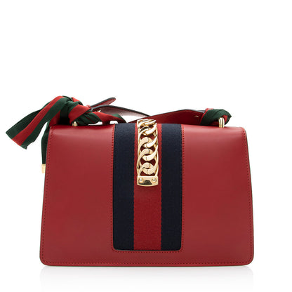 Gucci Calfskin Sylvie Small Shoulder Bag (SHF-19227)