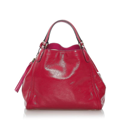 Gucci Soho Patent Leather Satchel (SHG-30049)