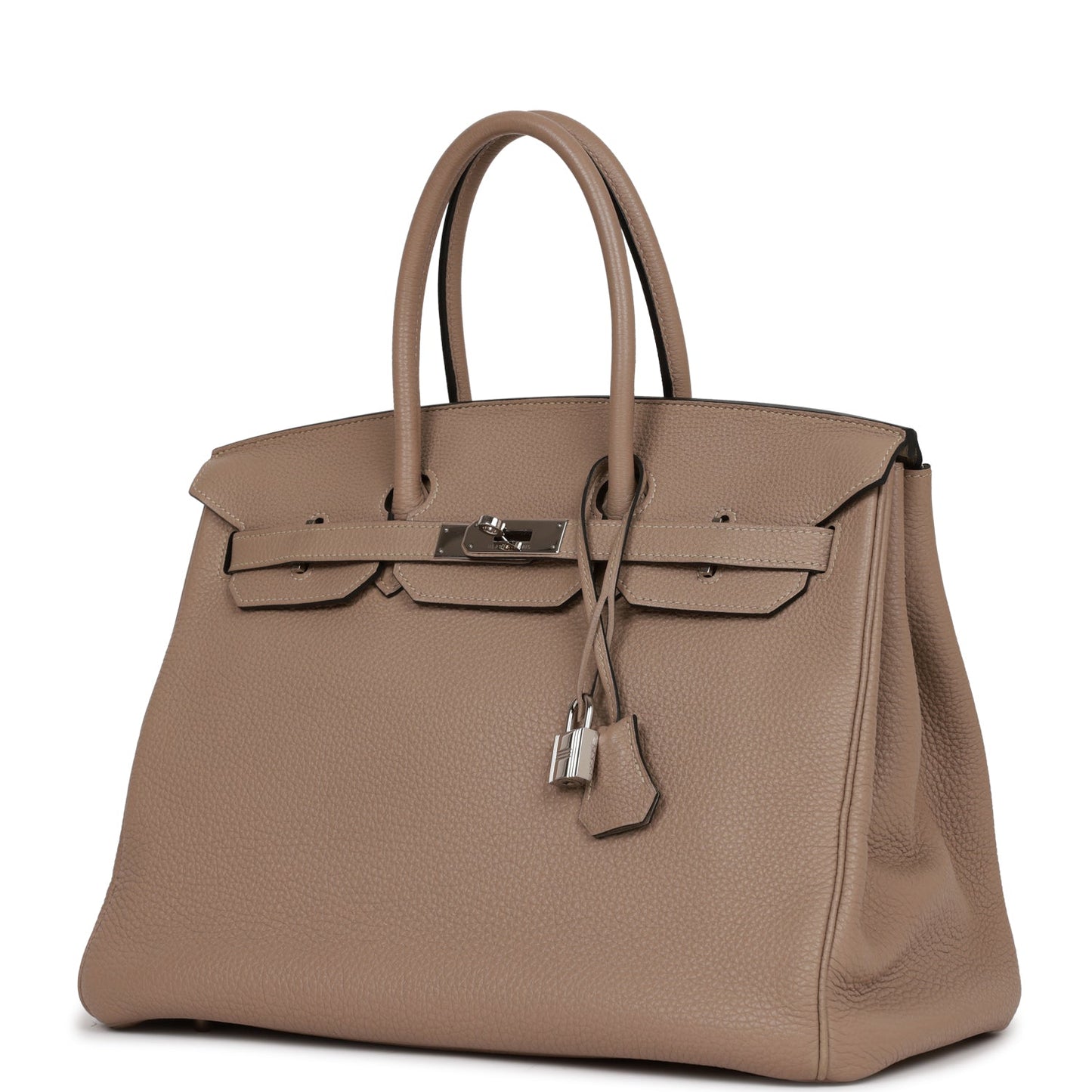 Hermes Birkin 35 Gris Tourterelle Togo Palladium Hardware