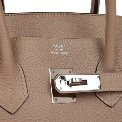 Hermes Birkin 35 Gris Tourterelle Togo Palladium Hardware