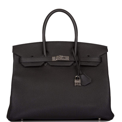 Hermes Birkin 35 Black Togo Palladium Hardware