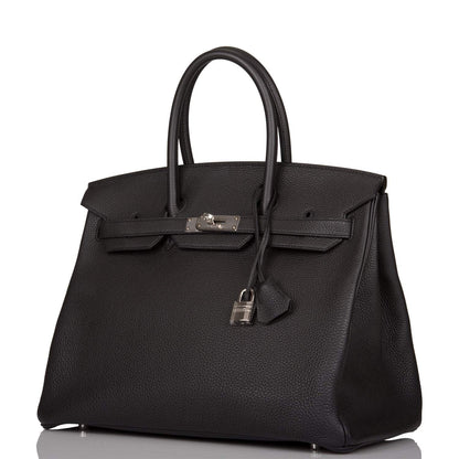 Hermes Birkin 35 Black Togo Palladium Hardware