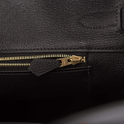 Hermes Birkin 35 Black Togo Gold Hardware