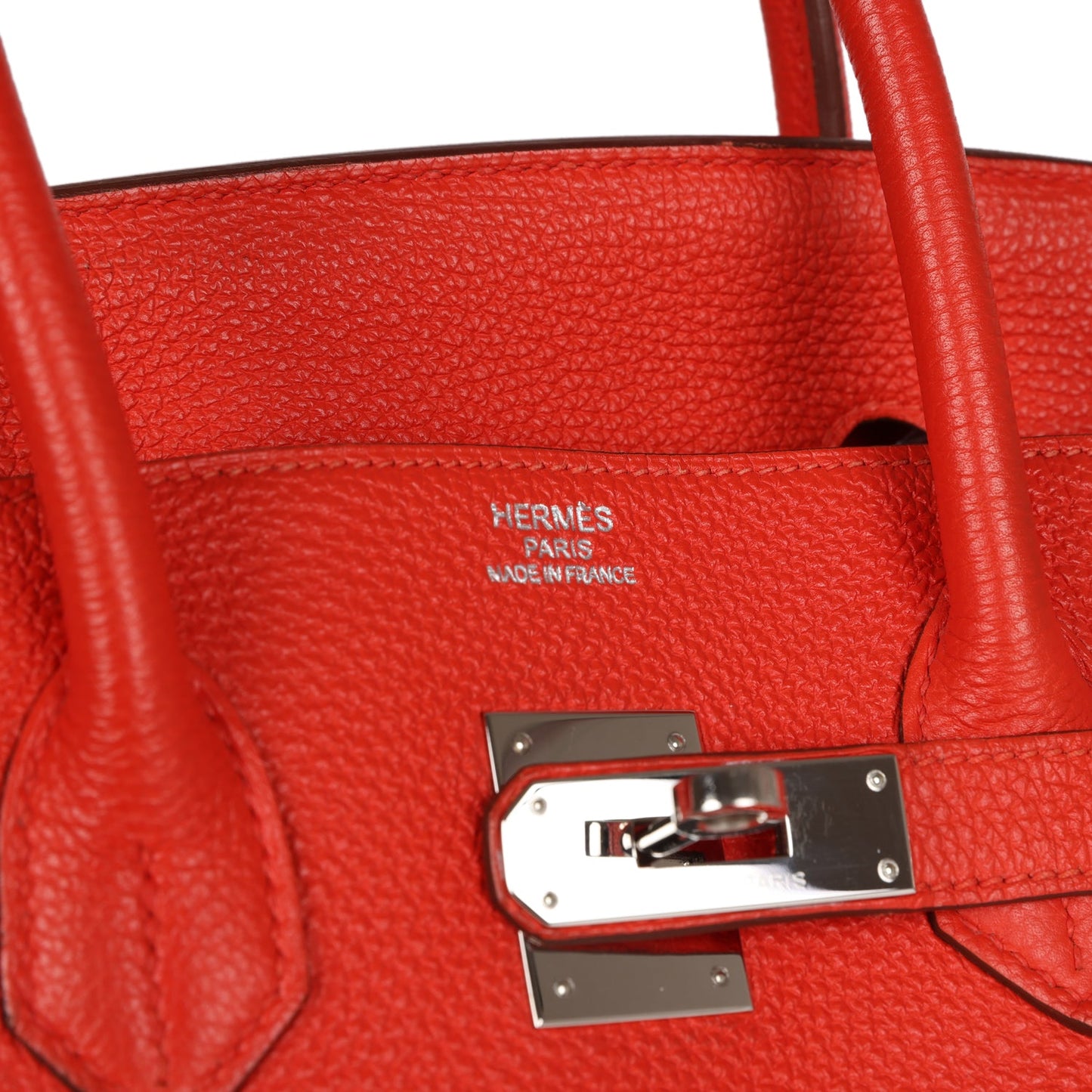 Hermes Birkin 35 Rouge Tomate Togo Palladium Hardware