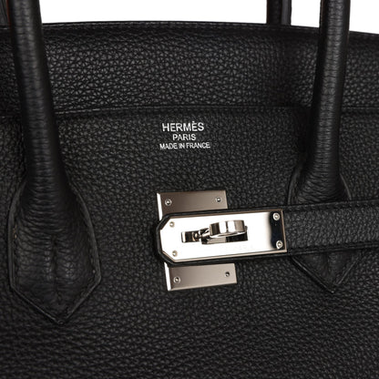 Hermes Birkin 35 Black Togo Palladium Hardware