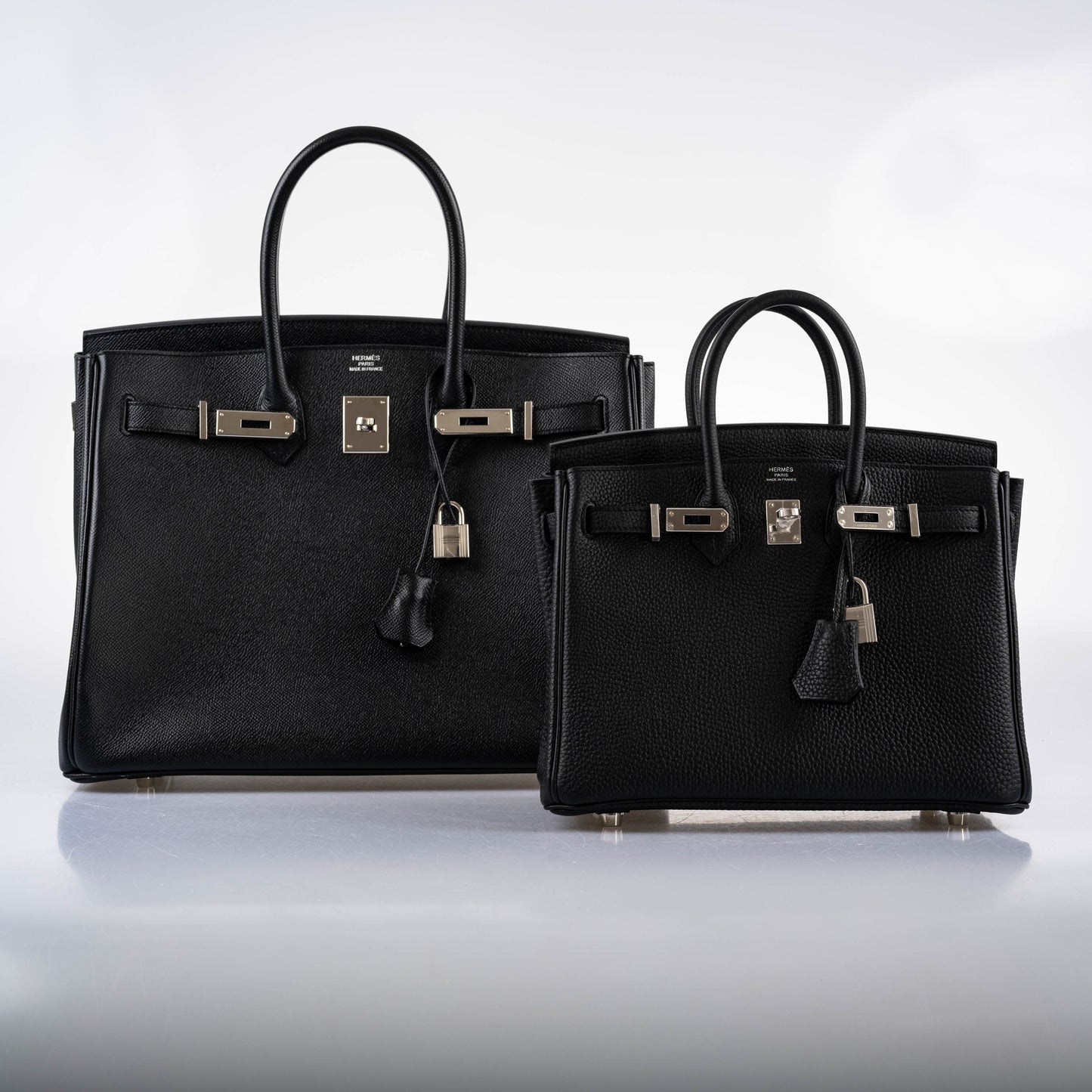 Hermes Birkin 35 Black Epsom leather Palladium Hardware - 2017, A