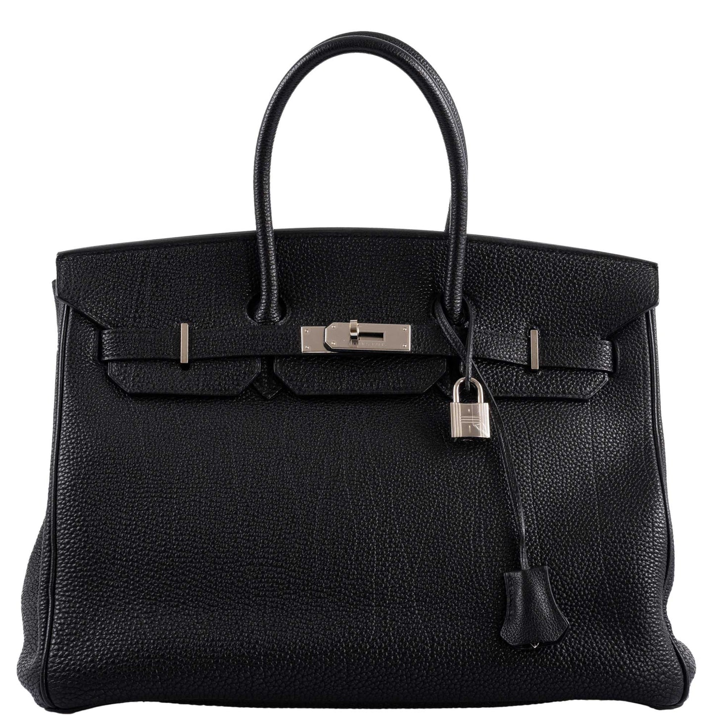 Hermes Birkin 35 Black Togo Palladium Hardware - 2003, Square G 