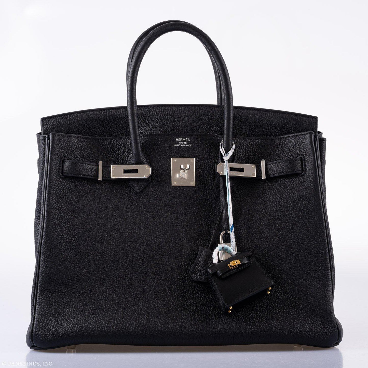 Hermes Birkin 35 Black Togo Palladium Hardware - 2017, A