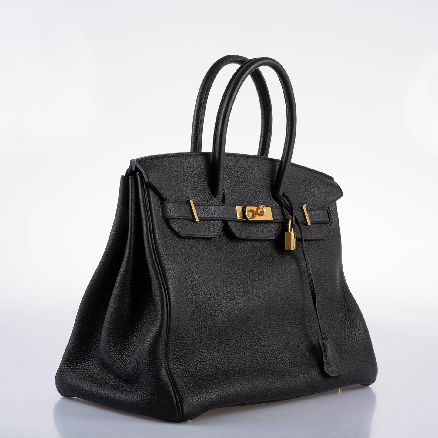 Hermes Birkin 35 Black Togo with Gold Hardware - 2017, A