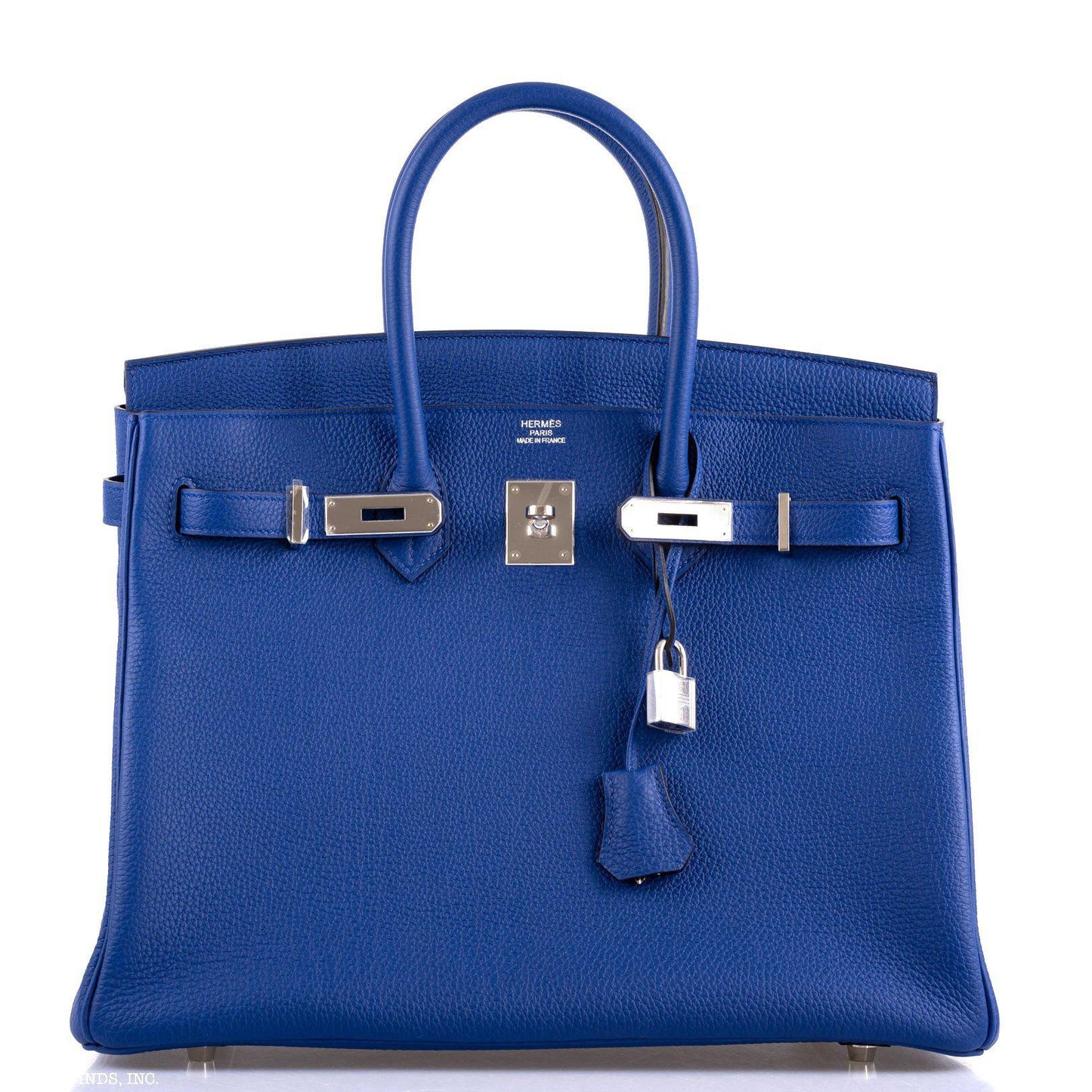 Hermes Birkin 35 Blue Electric Togo Palladium Hardware - 2015, T