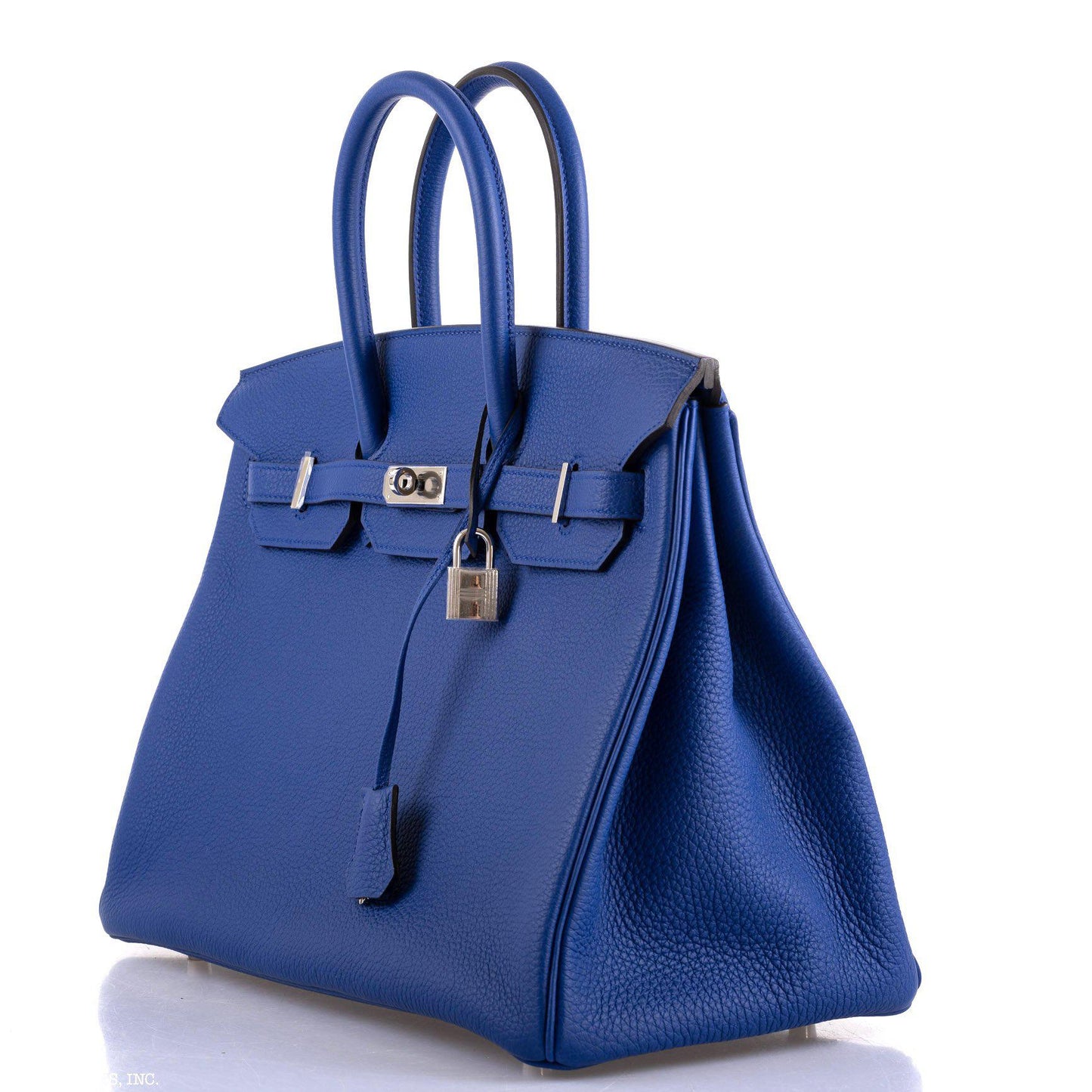 Hermes Birkin 35 Blue Electric Togo Palladium Hardware - 2015, T