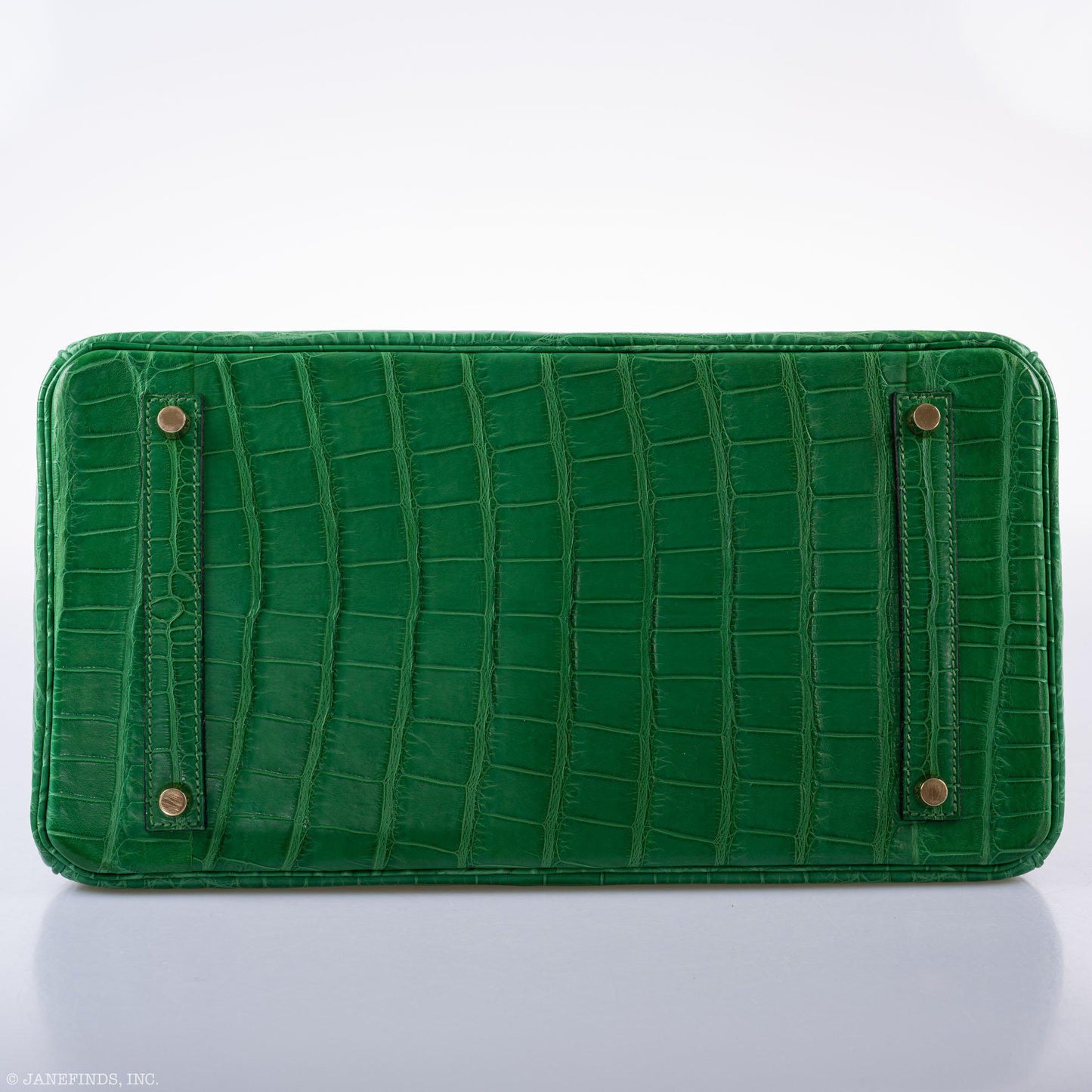 Hermes Birkin 35 Cactus Matte Alligator Gold Hardware - 2014, R