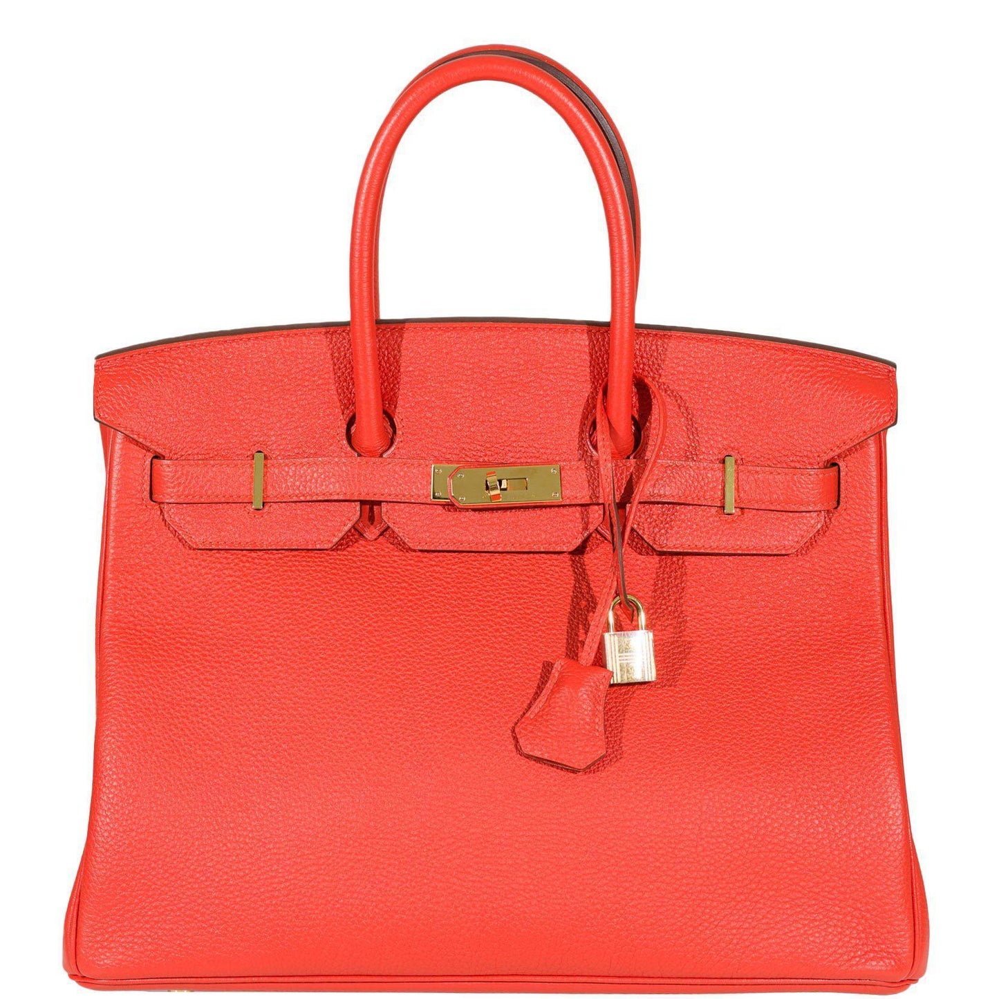 Hermes Birkin 35 Capucine Togo leather Gold Hardware - 2011, O Square