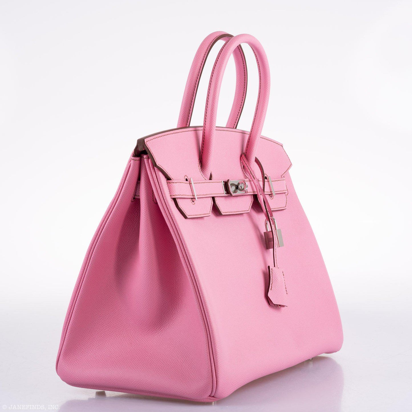 Hermes Birkin 35 HSS 5P Bubblegum Epsom with Palladium Hardware - 2012, P Square