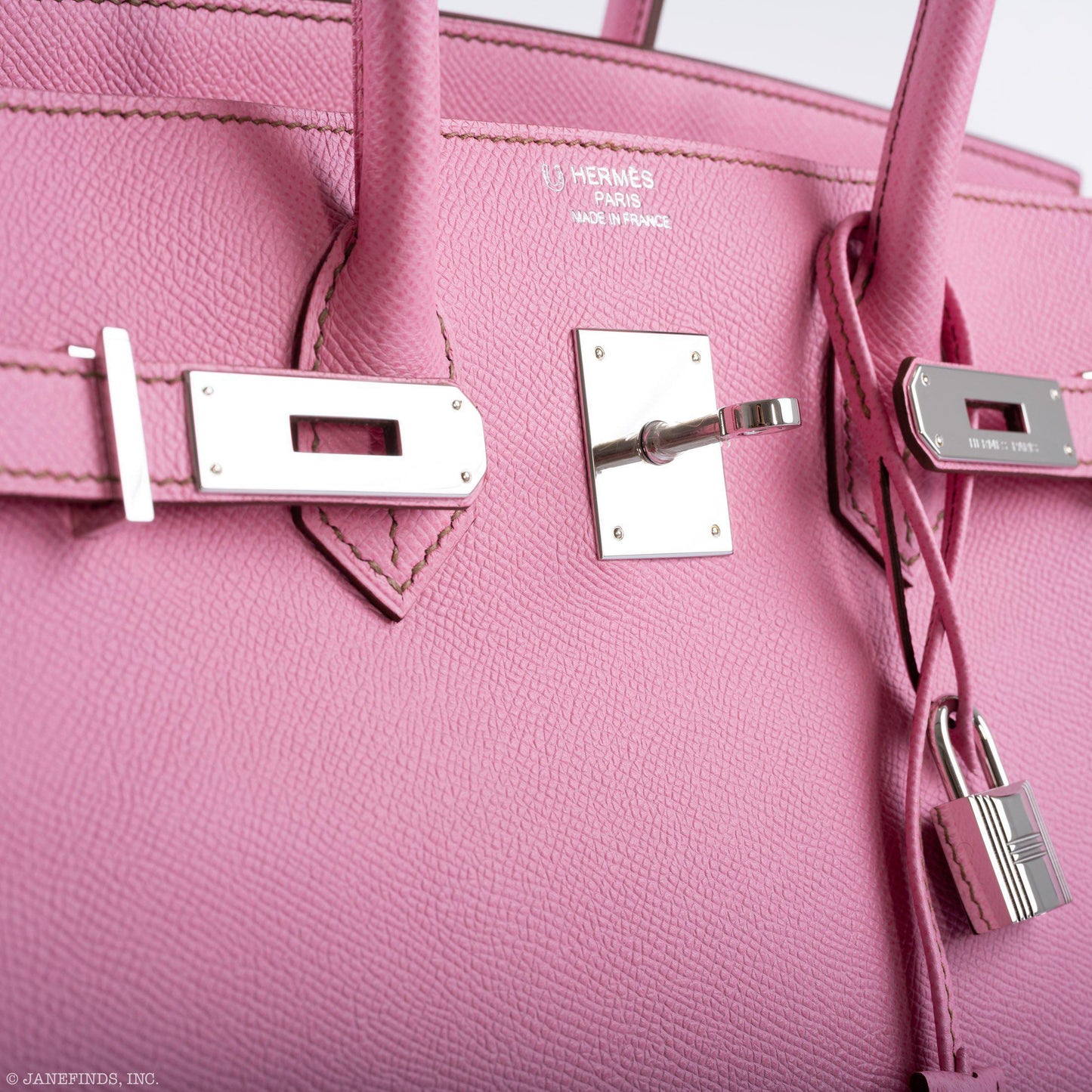 Hermes Birkin 35 HSS 5P Bubblegum Epsom with Palladium Hardware - 2012, P Square