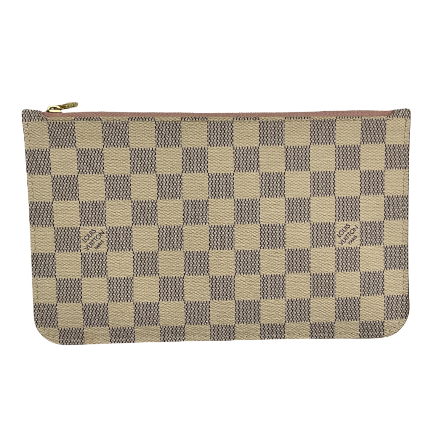 LOUIS VUITTON DA Wristlet- Cream/Beige Interior