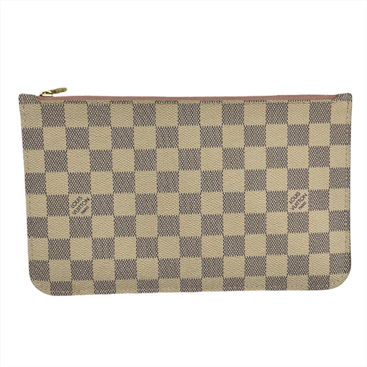 LOUIS VUITTON DA Wristlet- Cream/Beige Interior