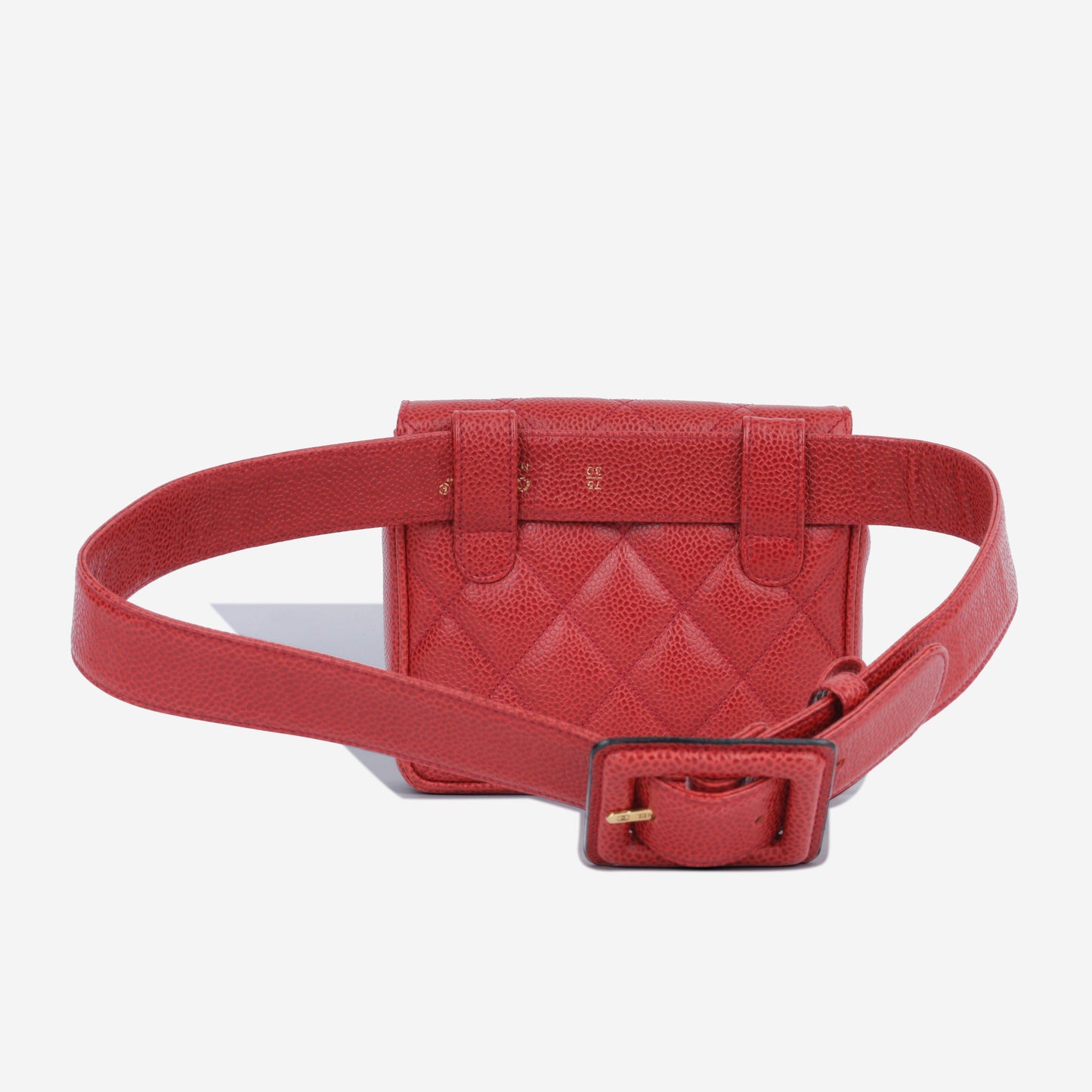 Vintage Belt Bag - Red Caviar