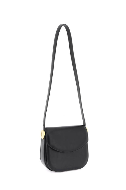 Jil Sander Padded Leather Coin Shoulder Bag With Adjustable Strap Women