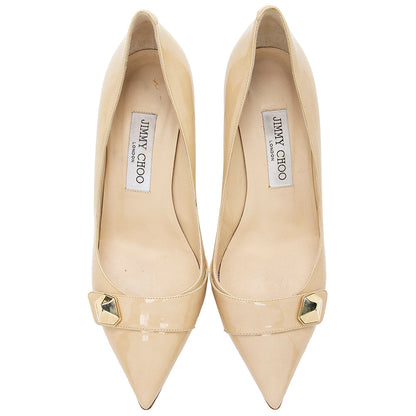 Jimmy Choo Patent Leather Pumps - 38.5 / 8.5 - FINAL SALE (SHF-17940)