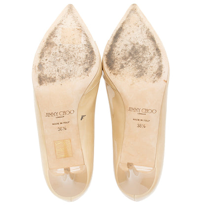 Jimmy Choo Patent Leather Pumps - 38.5 / 8.5 - FINAL SALE (SHF-17940)