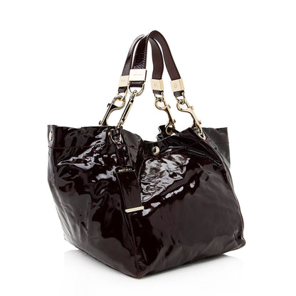 Jimmy Choo Patent Leather Shoulder Bag (SHF-19172)